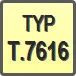 Piktogram - Typ: T.7616